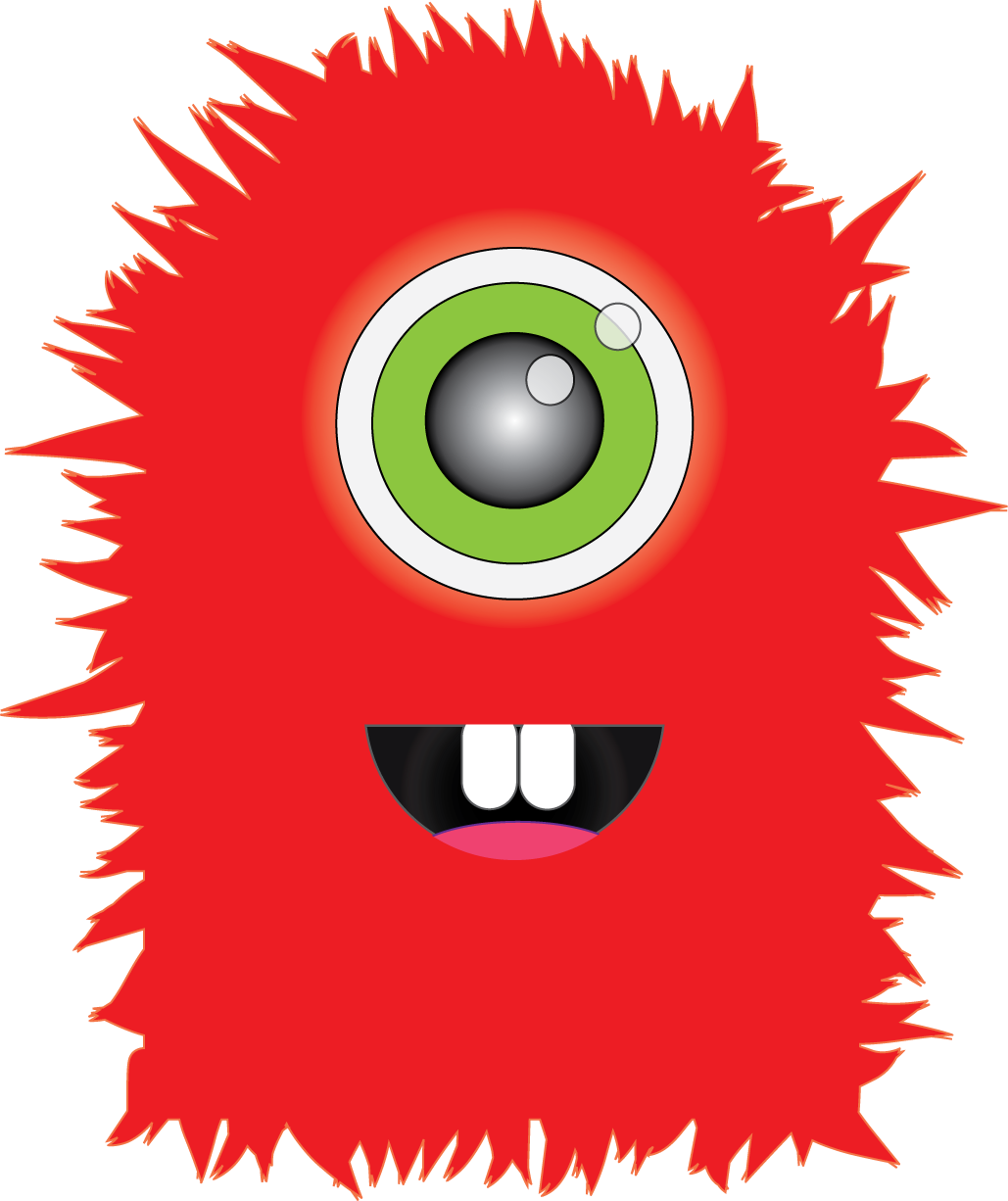 Monster - Monster Clipart Png Red (1029x1226)