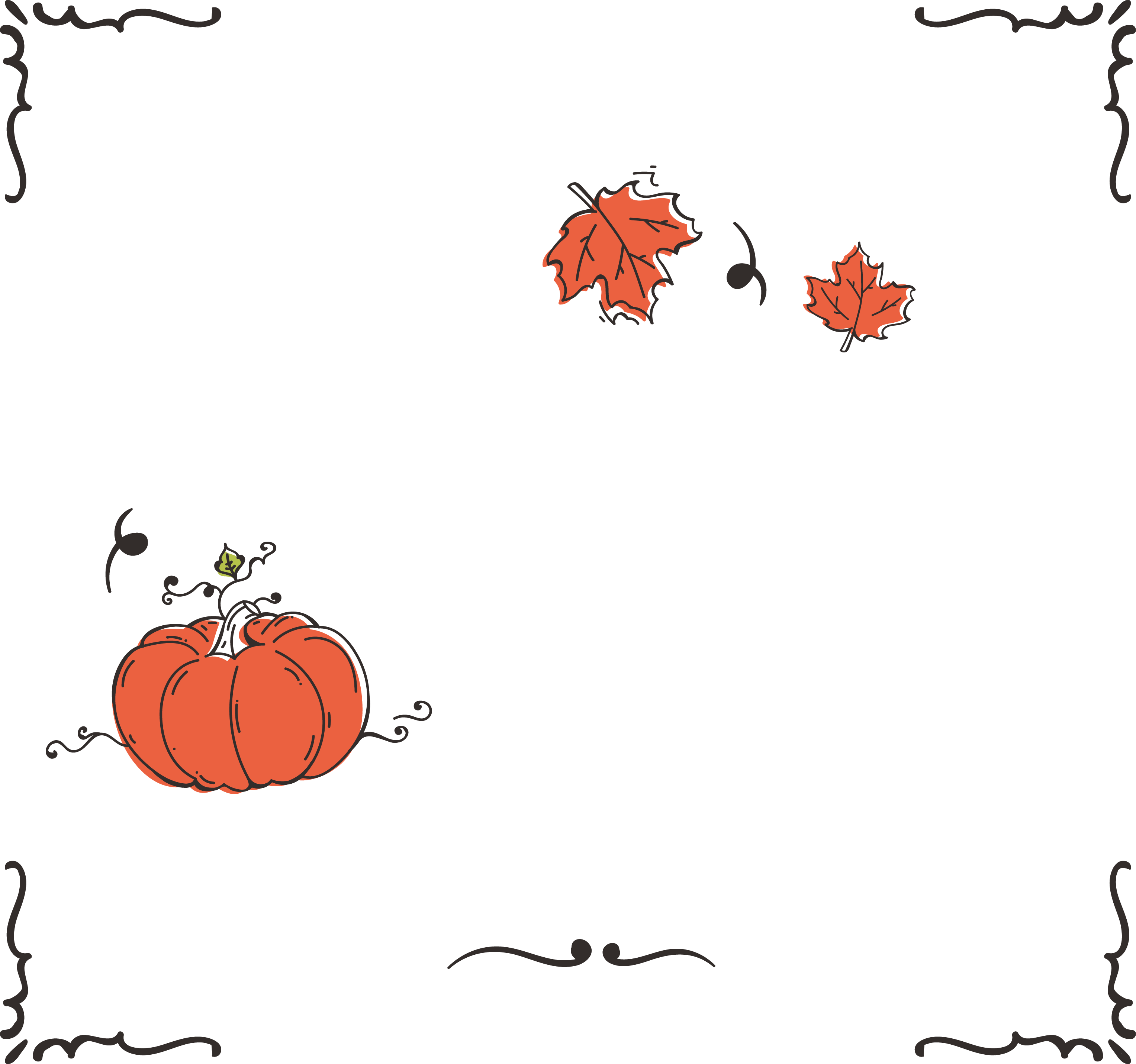 Calabaza Pumpkin Autumn Clip Art - Calabaza Pumpkin Autumn Clip Art (3055x2862)