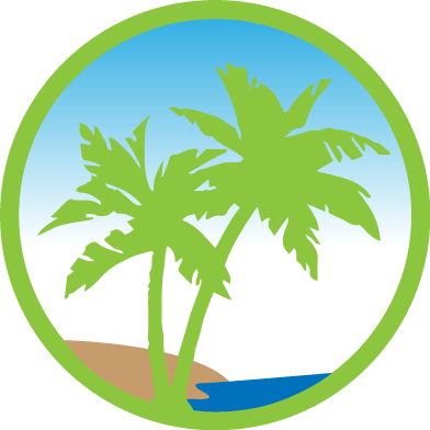 Las Palmas Taco Bar - Double Palm Tree Silhouettes (392x392)