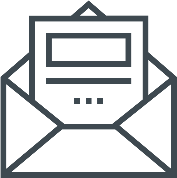 Cheesy Sausage & Egg Breakfast Sliders - Letter Email Icon (612x635)