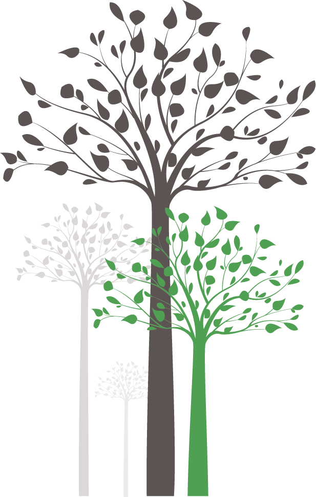 Ethical Investing Bristol - Modern Trees Shower Curtain (617x971)