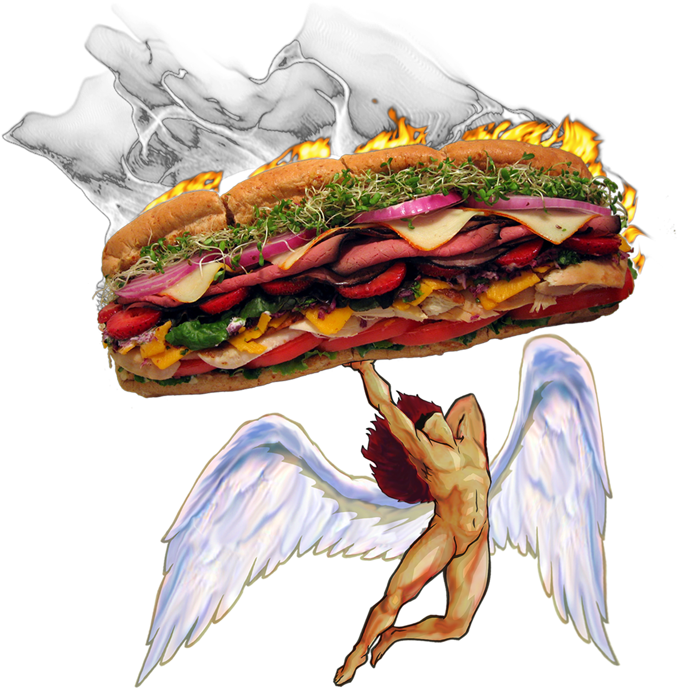 "credit Must Be Given To Led Zeppelin, The Greatest - Led Blimpie - Tribute To Led Zeppelin From Hells Kitchen (1554x1440)