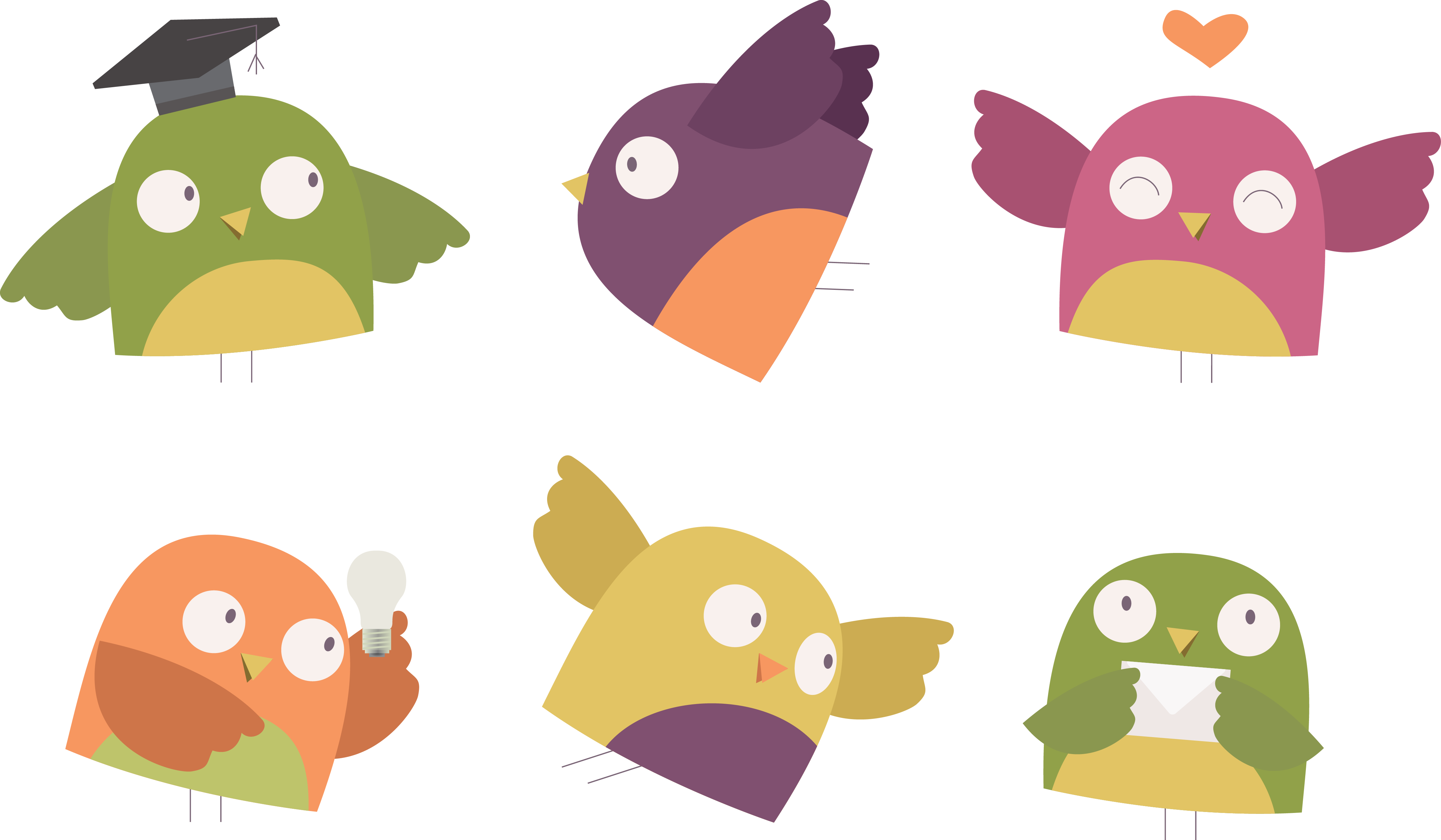 Bird Owl Clip Art - Vector Graphics (4575x2669)