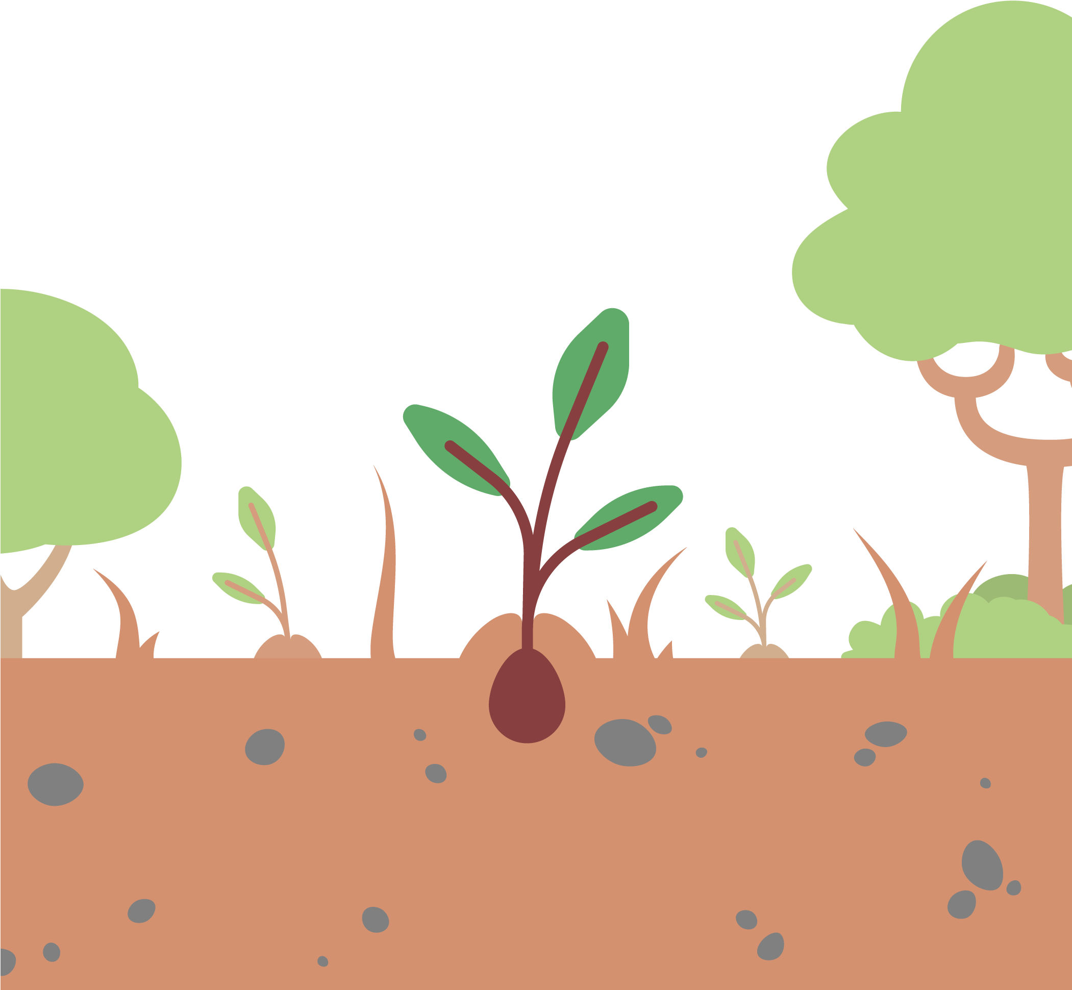 Earth Soil Euclidean Vector - Soil Cartoon Vector Png (2100x2100)