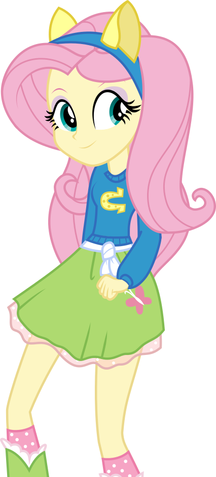 Wondercolt Fluttershy By Deathnyan - My Little Pony Equestria Girls Pregnant Fluttershy (426x942)