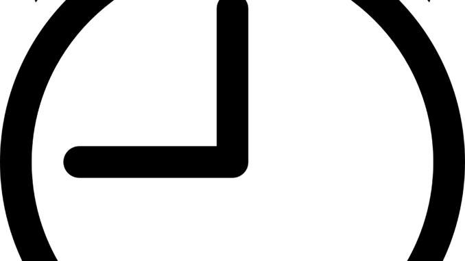 Free Clock Clipart Black And White Images Download - Circle (678x381)