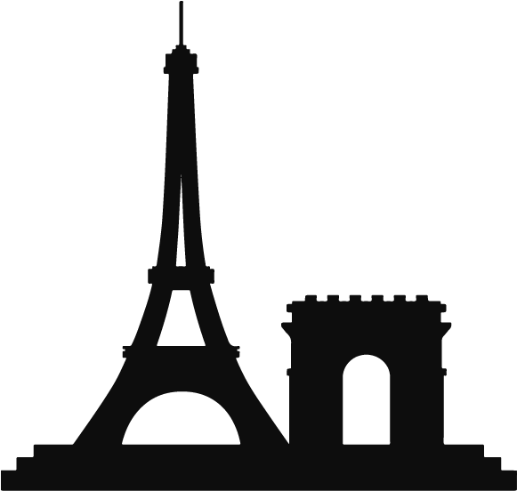 Eiffel Tower Landmark Drawing - Eiffel Tower Landmark Drawing (600x600)