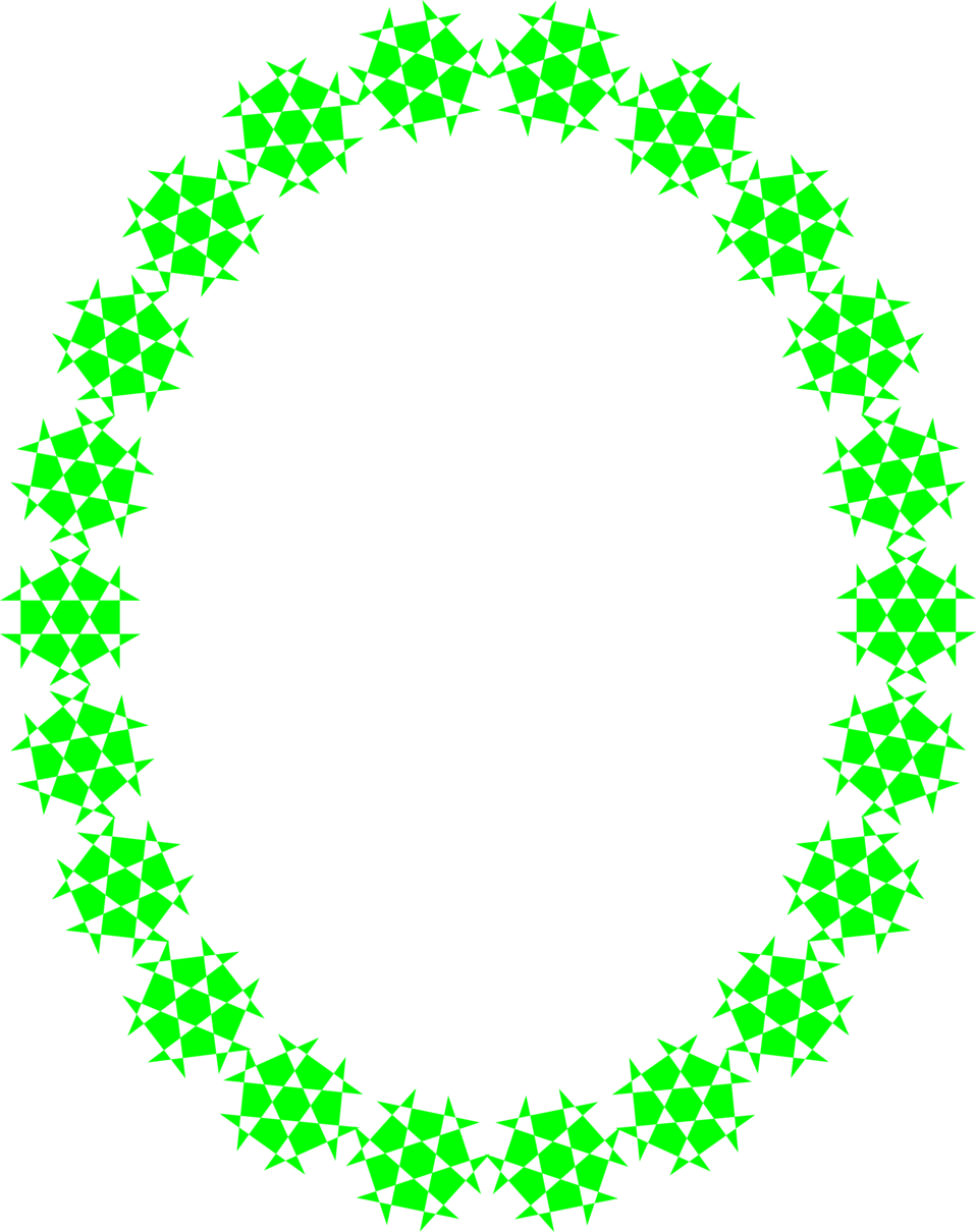 Illustration Of A Blank Frame Border Of Green Shapes - Happy Mothers Day Aunt (958x1210)