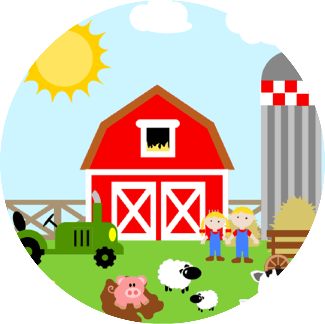 On the farm картинки для детей