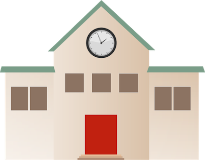 Ascent School Pakistan - School Building Graphic (400x313)