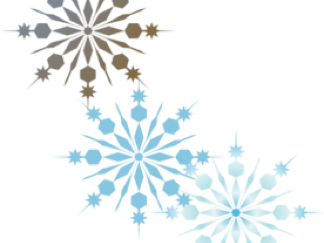 Snowflake Clipart Winter Wonderland - Transparent Background Snowflakes Clipart (640x480)