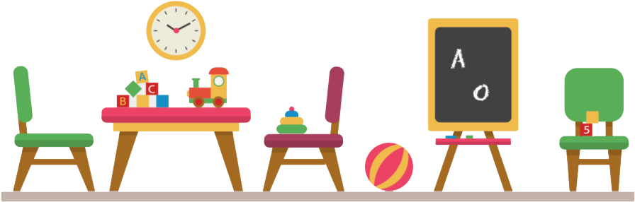 School Png Picture - Playground Room Vector (1000x330)