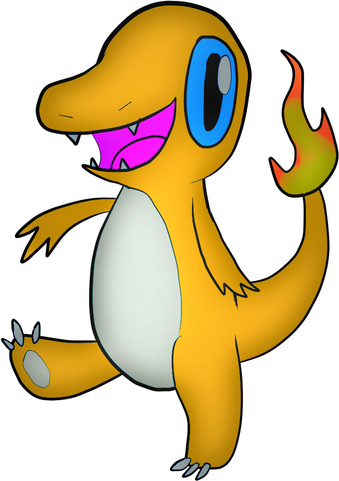 Charmander By Loganpurple - Art (725x989)