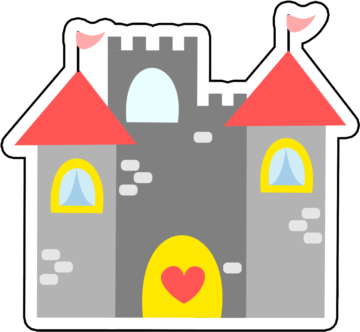 Montando A Minha Festa Imagens - Castelo Azul Png (1176x1075)