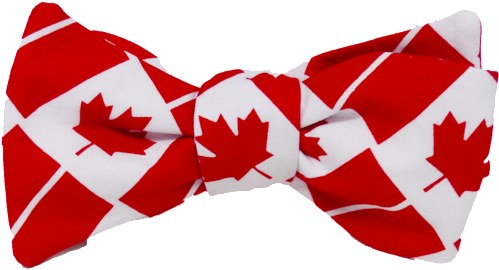 Oh Canada Bow Tie - Canada Bowtie Png (500x500)