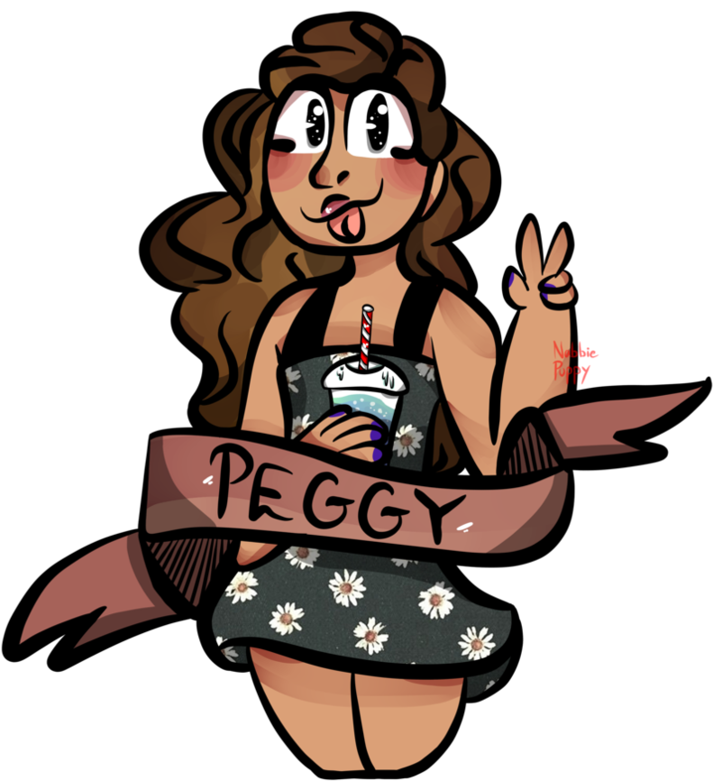 Modern Peggy In My New Art Style , Lmao Sorry For Making - Cartoon (894x894)