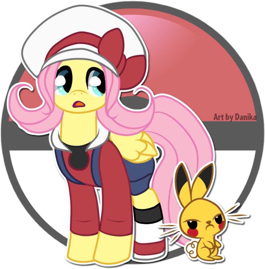 Fluttershy Pokemon Trainer (900x900)