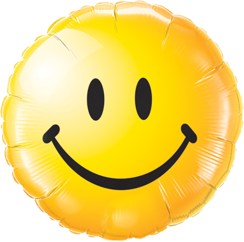 Mustache Smiley Face - Smiley Face Balloon Png (485x485)