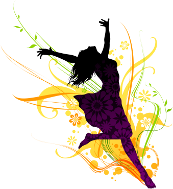 Solo Dance Clipart - Dancing Girl (600x600)