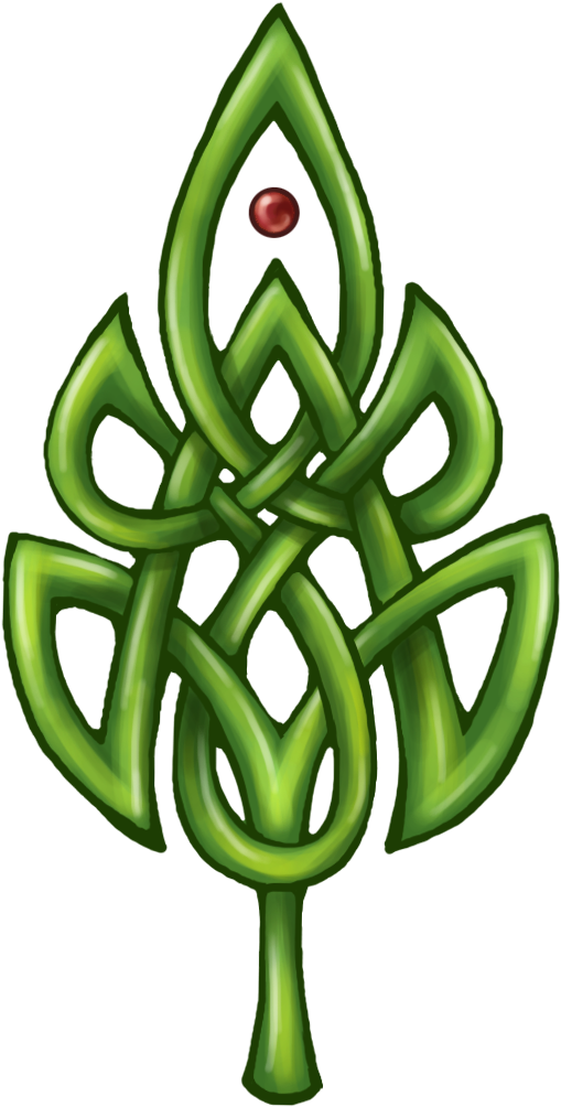 Celtic Leaf - Celtic Knot Leaf (832x1232)