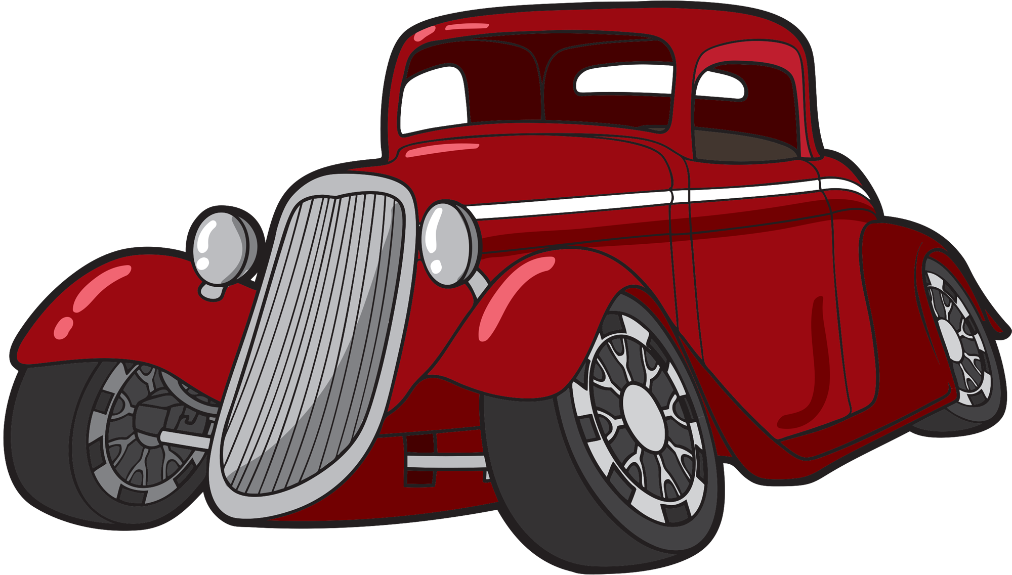 Best Cheap Motorcycle In Addison, Alabama - Hot Rod Cartoon (2000x1137)