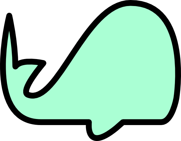 This Free Clip Arts Design Of Surfer Green Whale - Surfer Green (600x468)