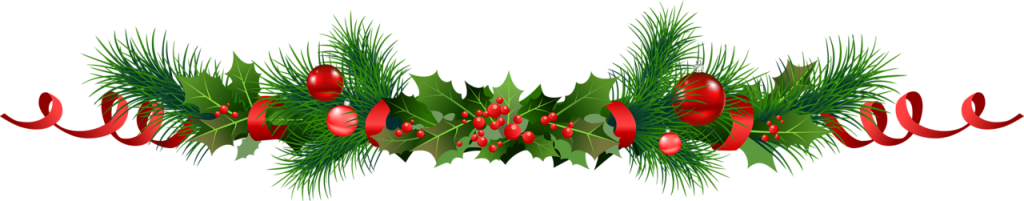 Ica Learn - - Christmas Garland Clipart Transparent (1024x201)