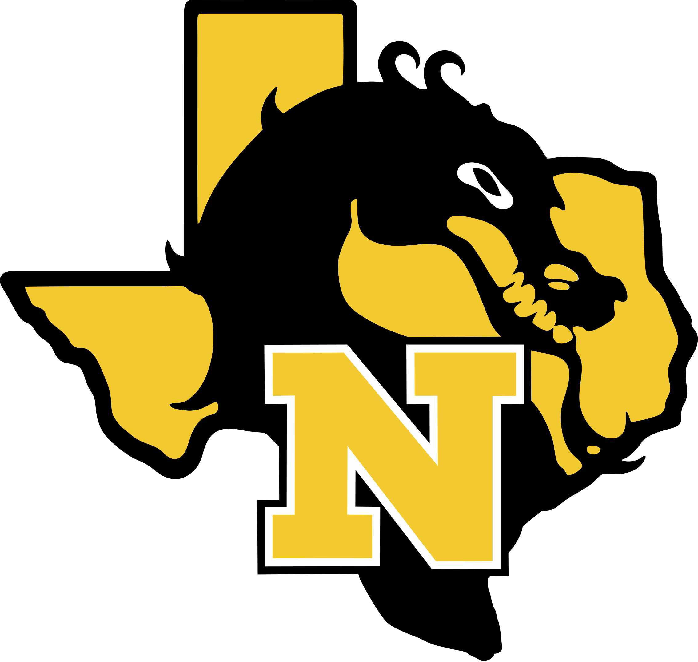 Dragon Cross Country - Nacogdoches High School Logo (2269x2153)