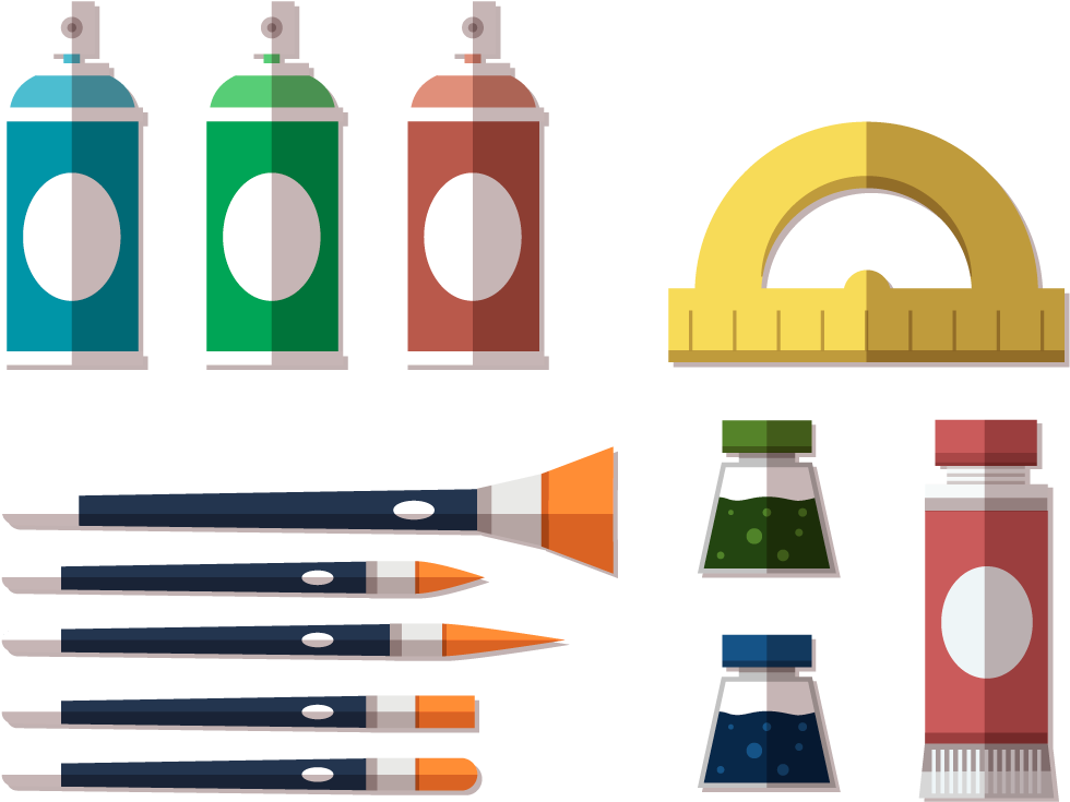 Euclidean Vector Art Painting - Painting (1200x1200)