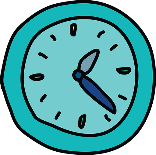 Cartoon Drawing Clock Stock Footage - Cartoon Drawing Clock Stock Footage (512x510)