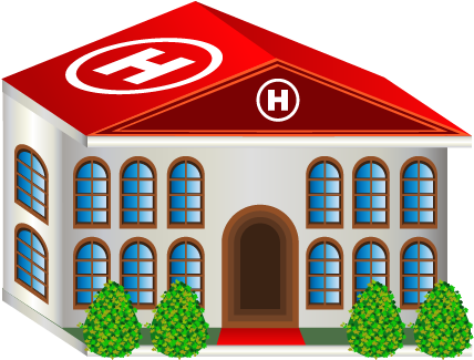 医院医生医疗器械元素 - Transparent Hospital Images Cartoon (500x551)