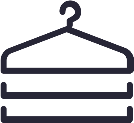 Clothes Hanger, Coat Hanger, Dressmaker Icon - Clothes Hanger (512x487)