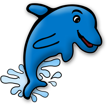 Dolphin Clipart Graduation - Dolphin Clipart Graduation (386x352)