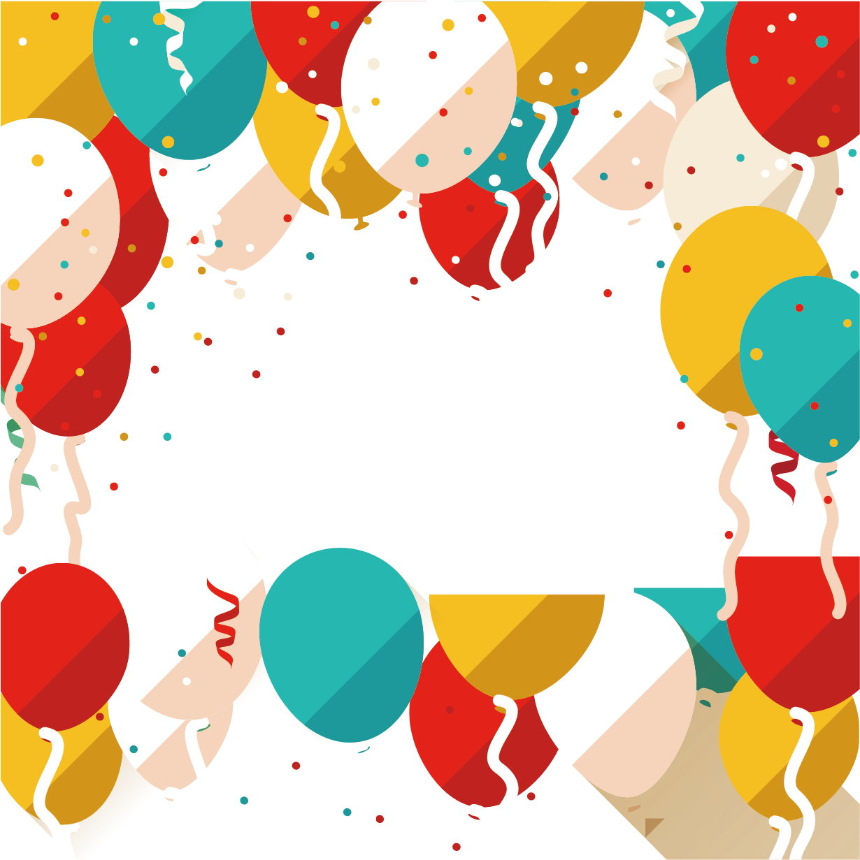 Balloon Graphic Design Illustration - Balloon Graphic Design Illustration (1667x1667)