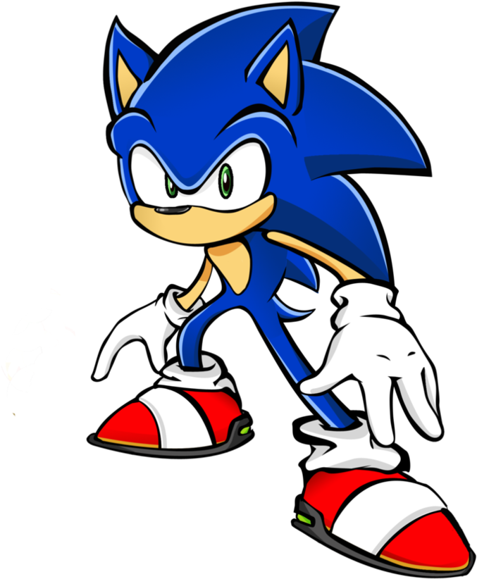 Sonic Lineart 18 Sept 2012 By Chiblu - Rendering (894x894)