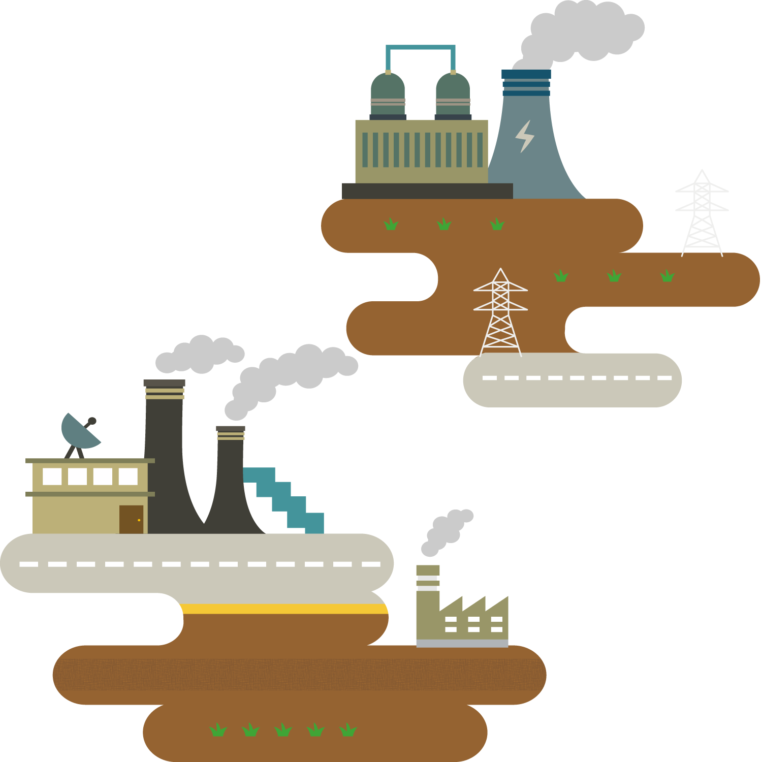 Cartoon Factory Drawing - Smoke (1500x1500)