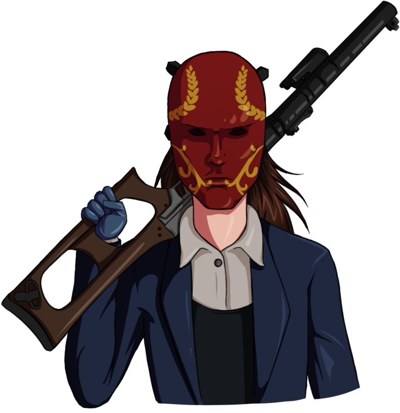 Payday Heister Loadout By Liquorice-drop - Payday 2 Heister Art (906x881)