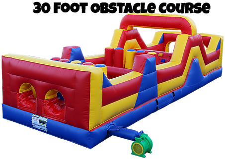 Ask About Bounce Castle Upgrades - Obstacle Course (616x346)