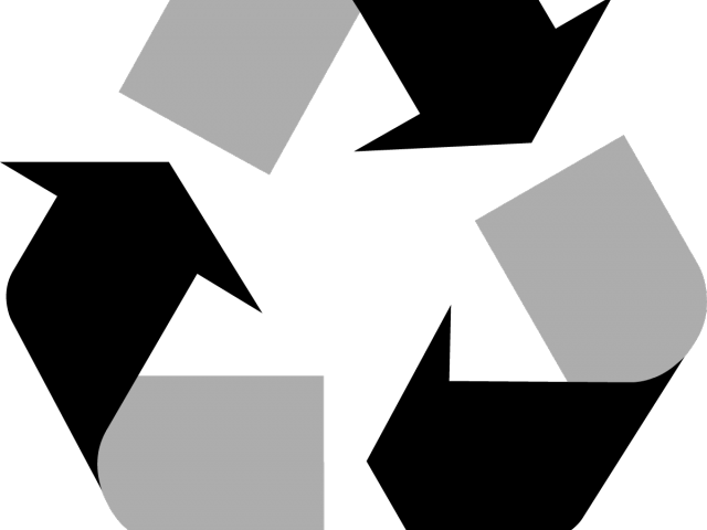 Recycling Emblem - Recycle Logo In Brown (640x480)