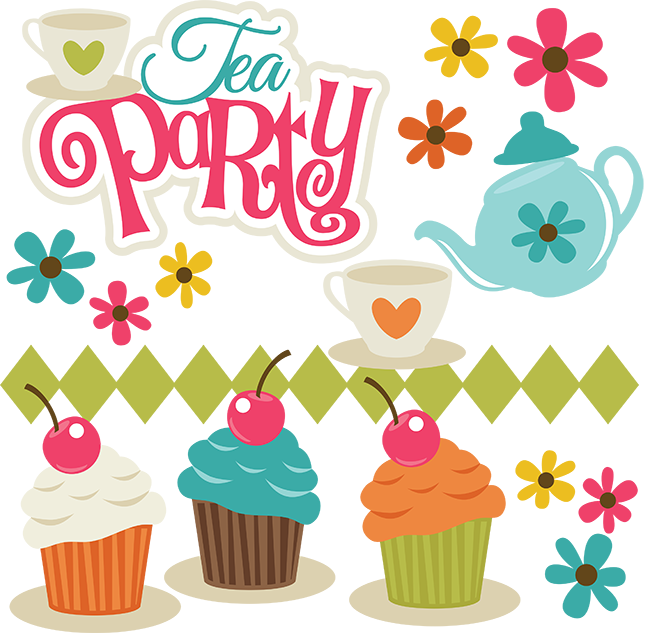 Tea Party Clipart Png (648x633)