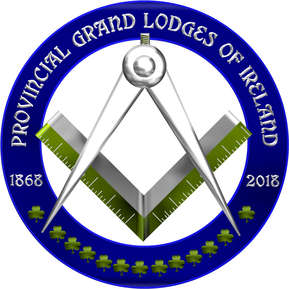 Square & Compasses Blue & Silver - Glad Tidings International School (1000x1000)