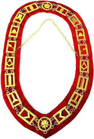Red Chenille Master Mason Collar Golden Finish - Masonic Collars (480x480)