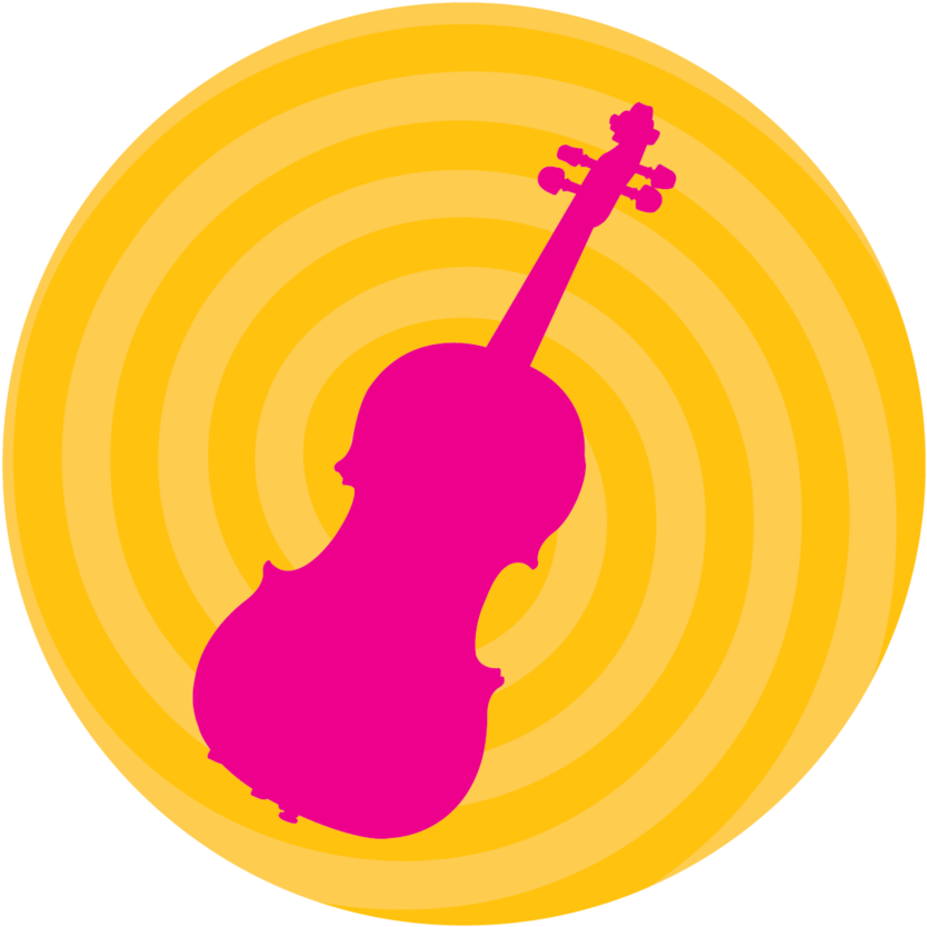 Bluegrass - Silhouette Violin Clip Art Free (1000x1000)