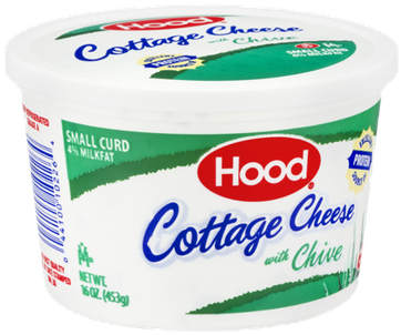 Hood Cottage Cheese With Chive Small Curd - Hood Cottage Cheese With Chive Small Curd (400x400)