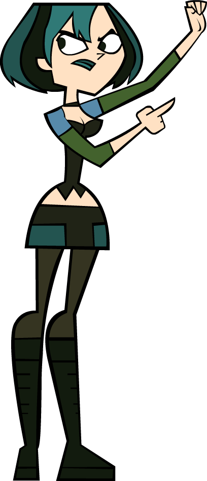 Total Drama Vector - Total Drama Island Gwen (408x948)