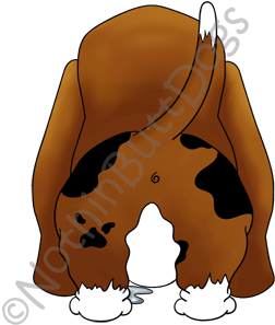 Big Nose Basset Hound Light Colored T-shirts - Mug (300x400)