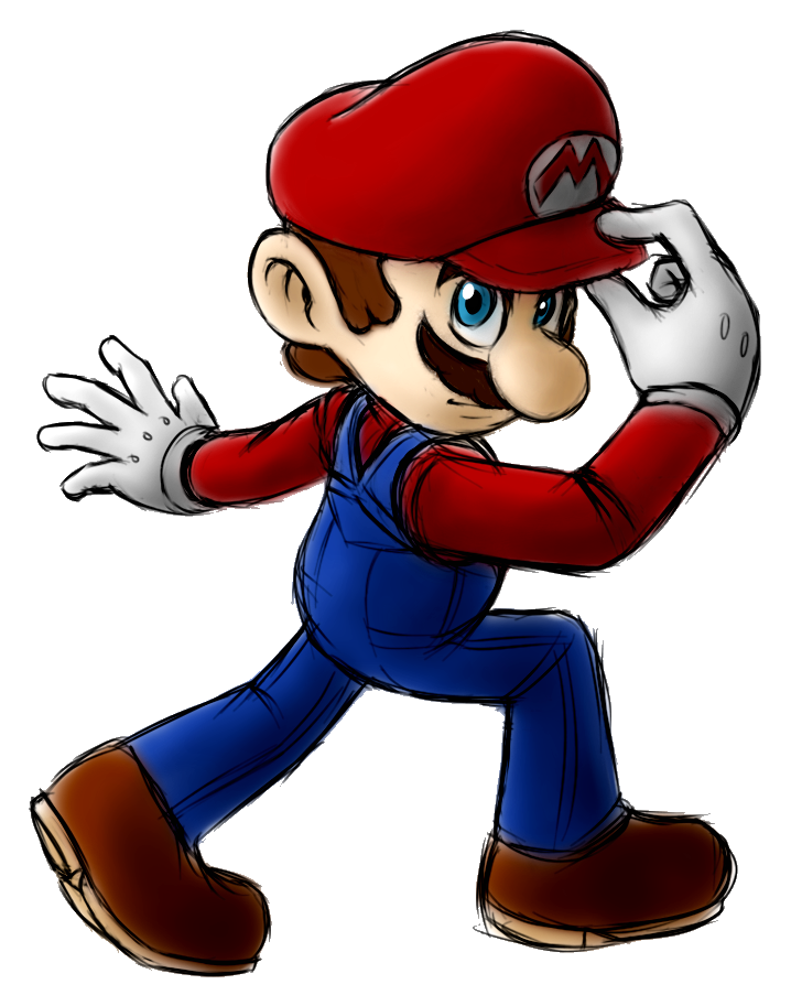 Smasher Mario Odyssey By Zack113 Smasher Mario Odyssey - Drawing (1000x1000)