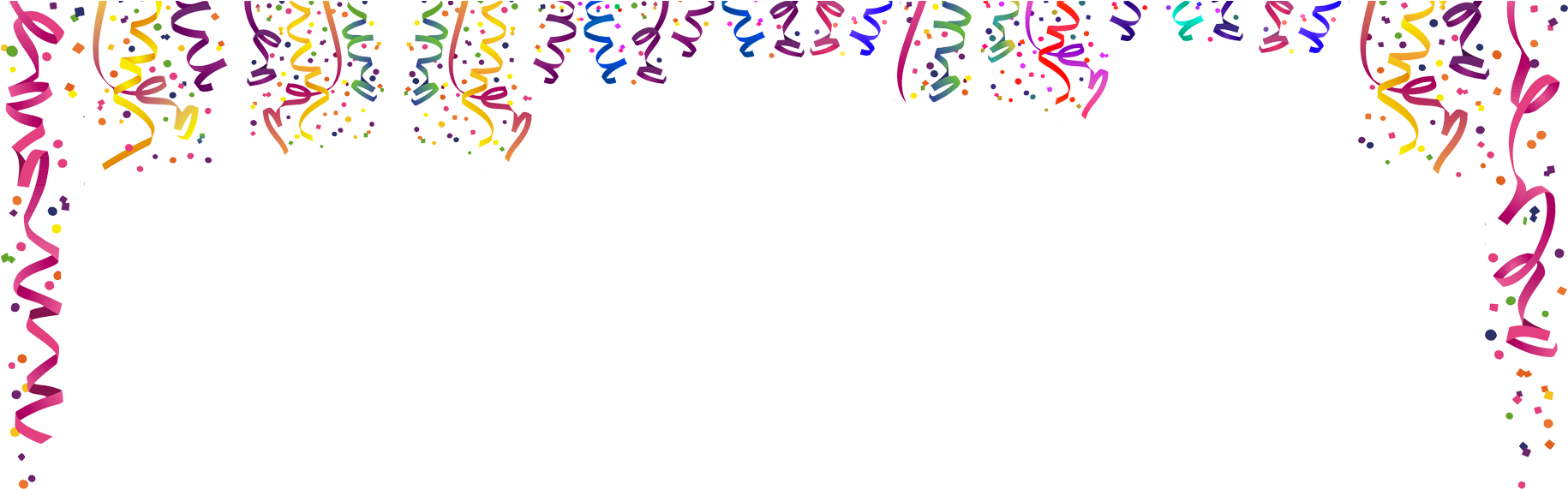 Birthday Banner Singing Birds Hearts Sweet Art Designs - Birthday Confetti Background (1920x570)