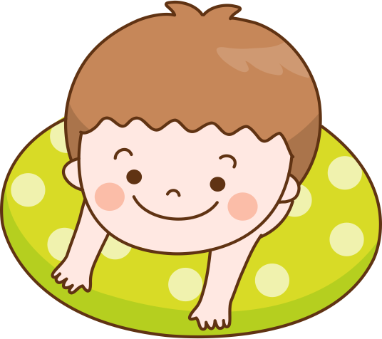 Child Swimming Clip Art - Child Swimming Clip Art (536x476)