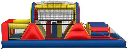 It's A Race To The Finish In This Two-laned Inflatable - Inflatable (473x309)